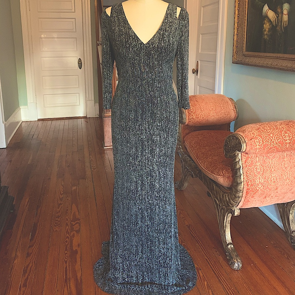 Calvin Klein Dark shimmer gown